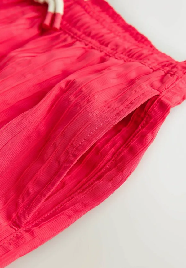 Плавки прямого кроя с вертикальной текстурой Next, Coral Pink — фото 3