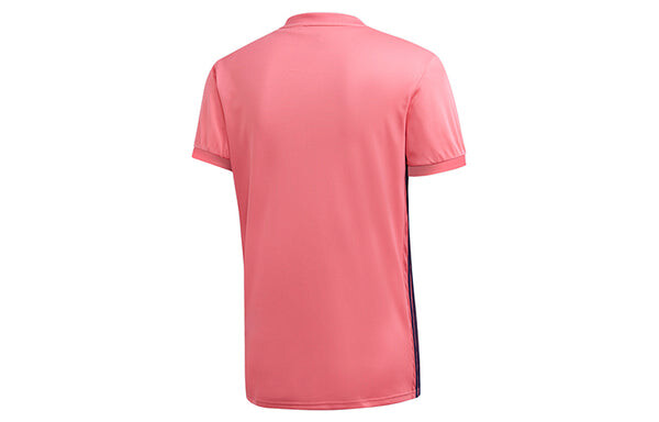Футболка men's 20-21 season real madrid away short sleeve t-shirt jersey pink Adidas, розовый — фото 2