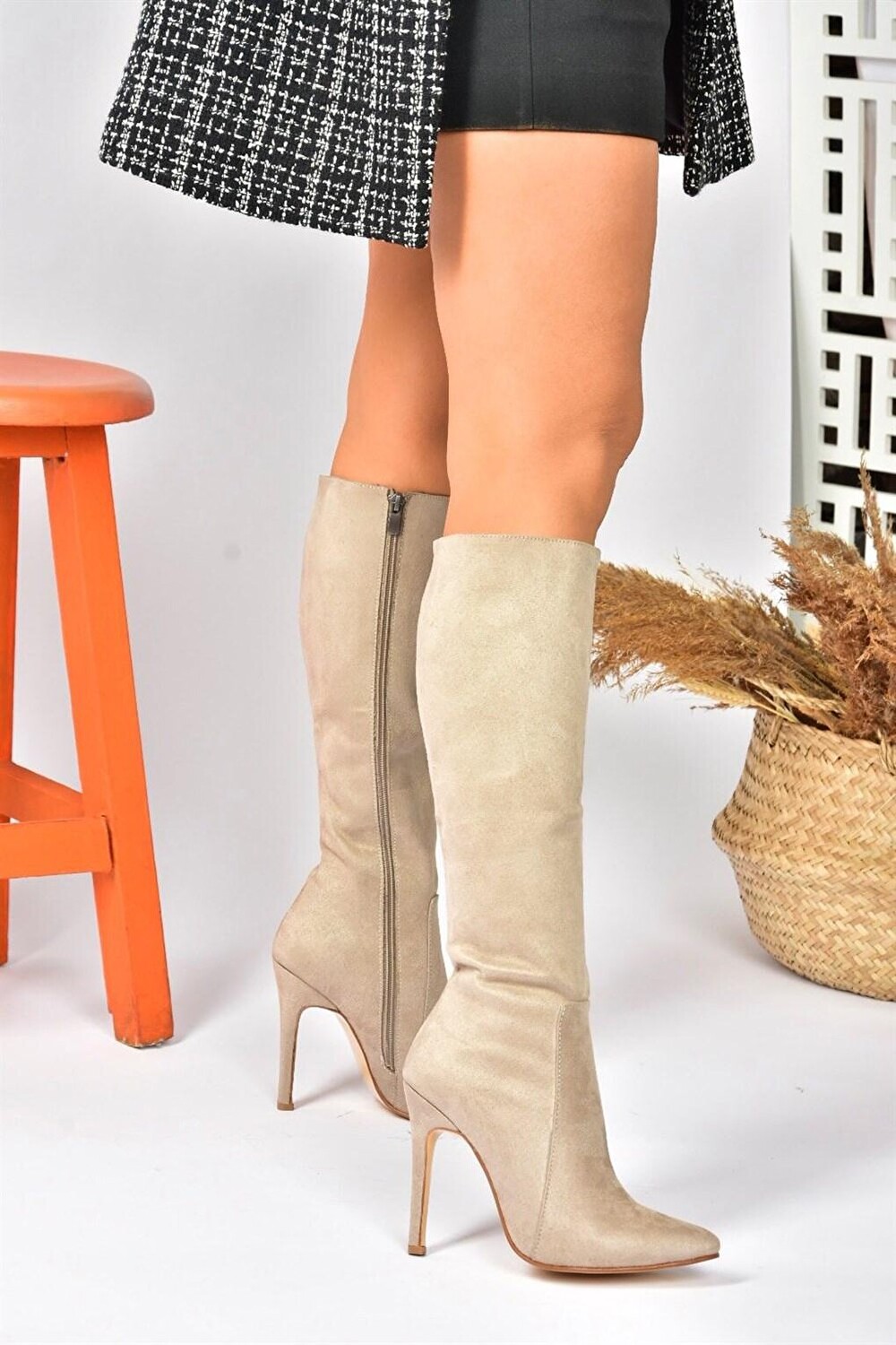 

N3725301 Бежевые женские ботинки Fox Shoes, Бежевый, N3725301 Бежевые женские ботинки Fox Shoes