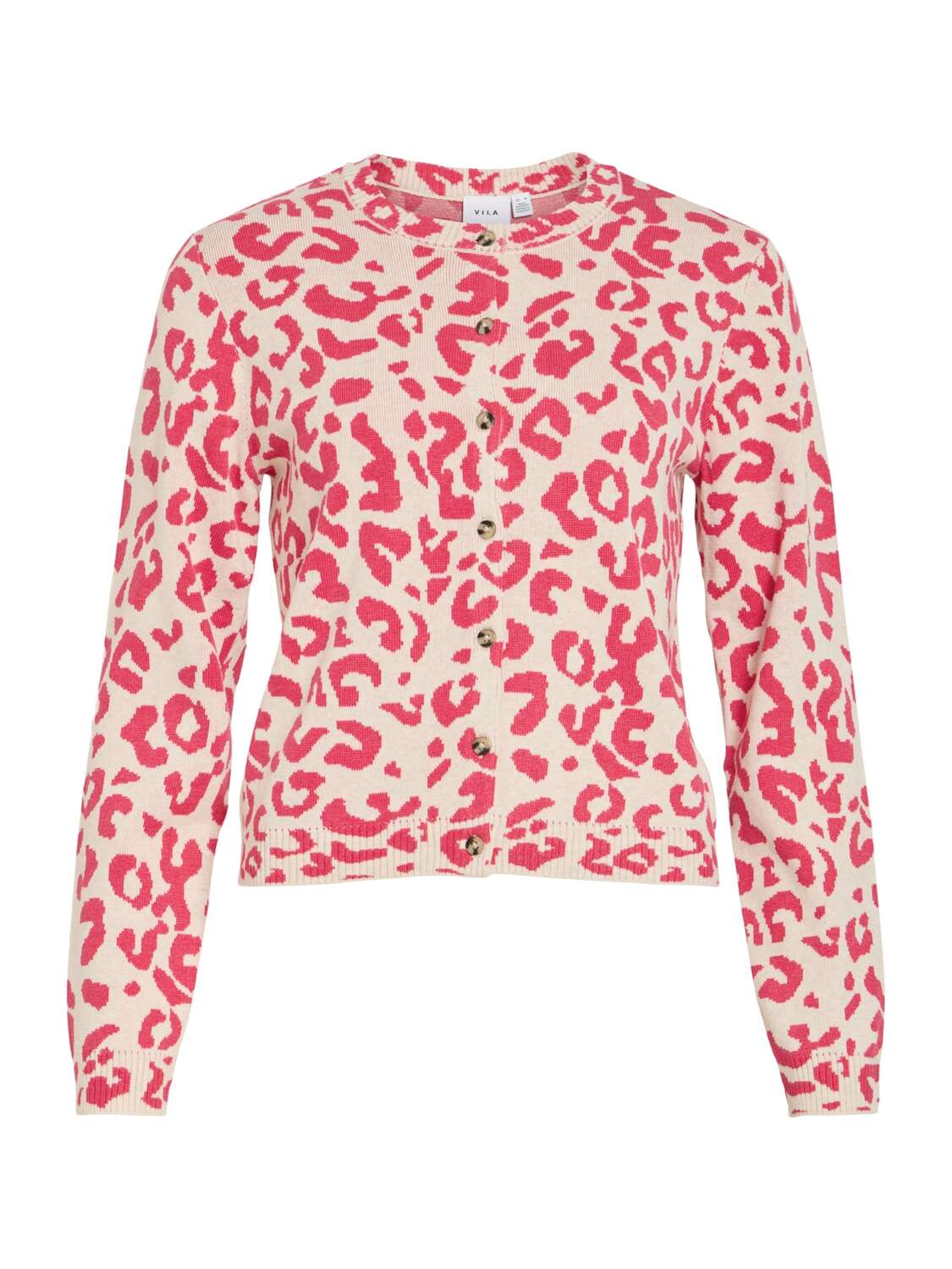 

VILA Кардиган 'VIMayas' вязаный в натуральном белом цвете