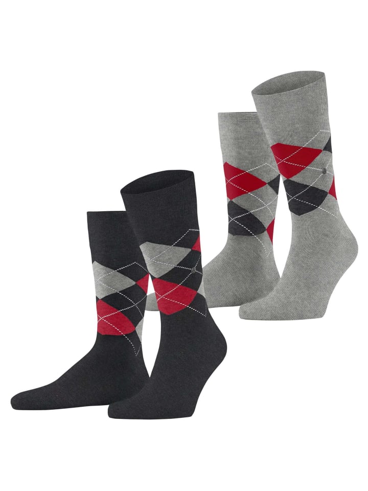 

Носки Burlington, цвет schwarz/grau/rot