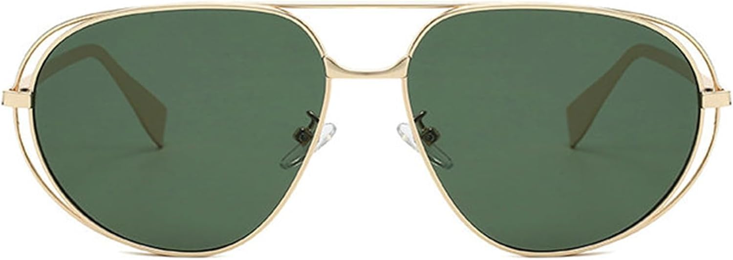 

Солнцезащитные очки Willochra в стиле ретро, ​​большие квадратные, для женщин и мужчин, винтажные очки-пилот, классические большие металлические солнцезащитные очки, C3