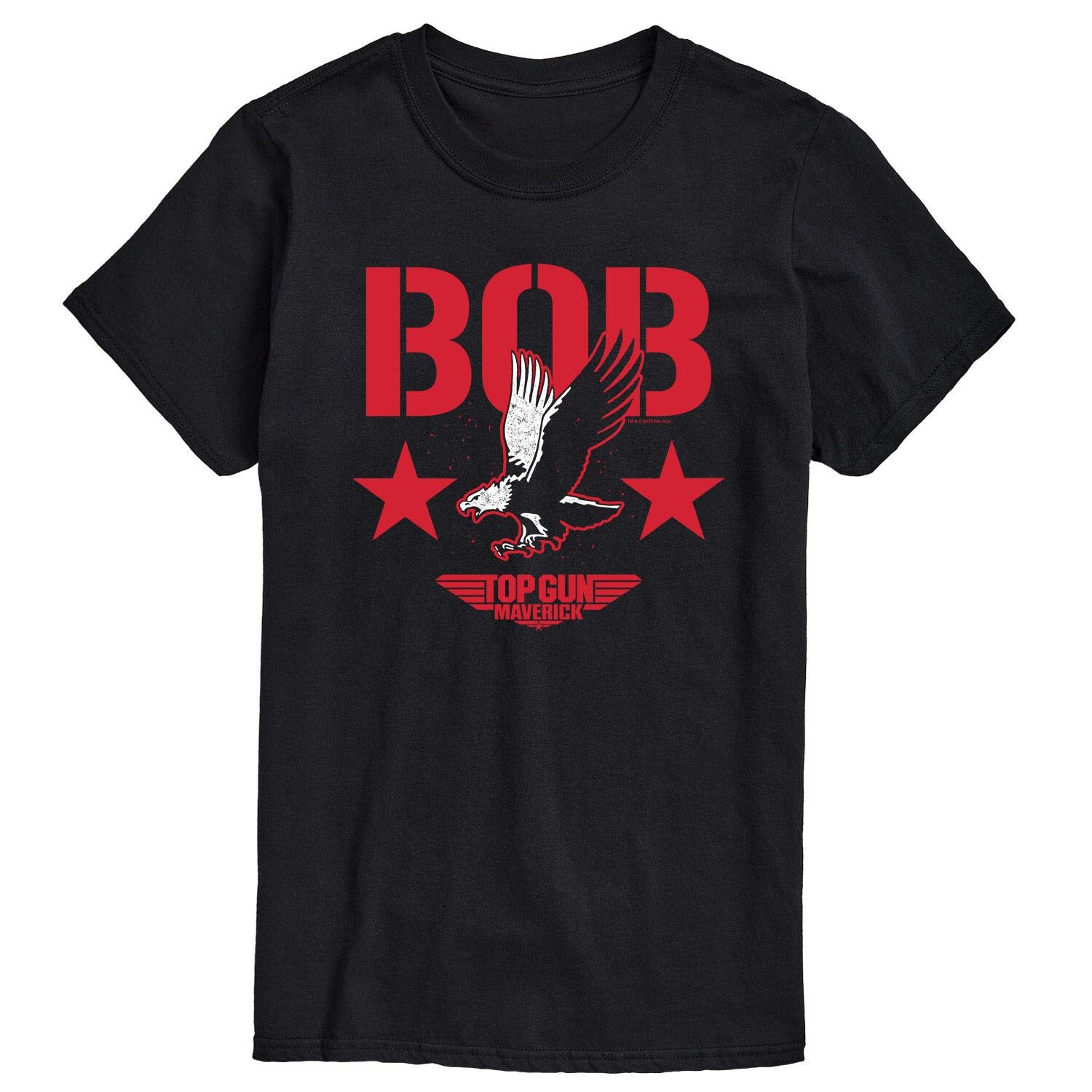 

Футболка Big & Tall Top Gun Maverick Bob, Black Licensed Character, черный