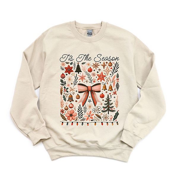 

Свитшот Tis the season coquette Simply Sage Market, Dust, Зеленый, Свитшот Tis the season coquette Simply Sage Market, Dust