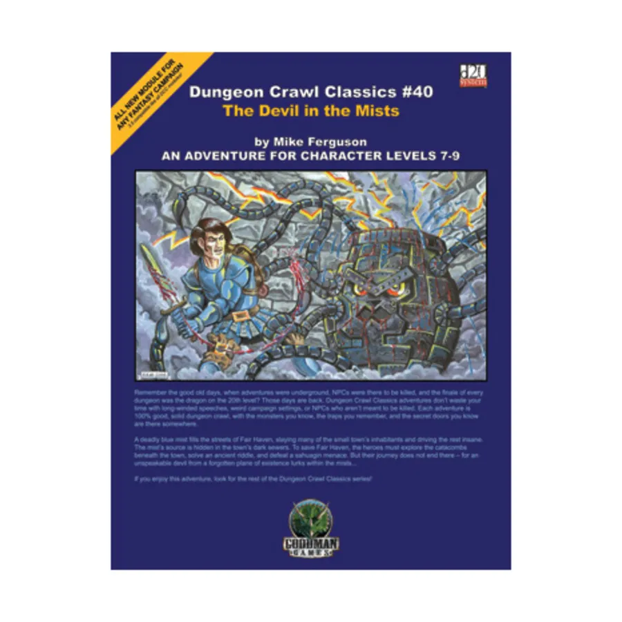 

Модуль Devil in the Mists, Dungeon Crawl Classics - #31-45 (d20)