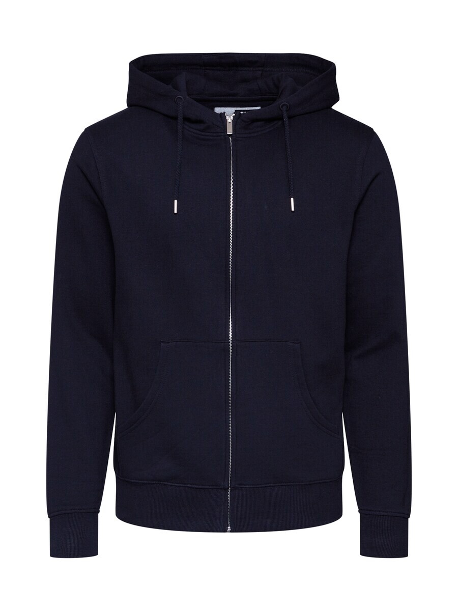 

Толстовка с капюшоном на молнии !Solid Zip-Up Hoodie Morgan, черный