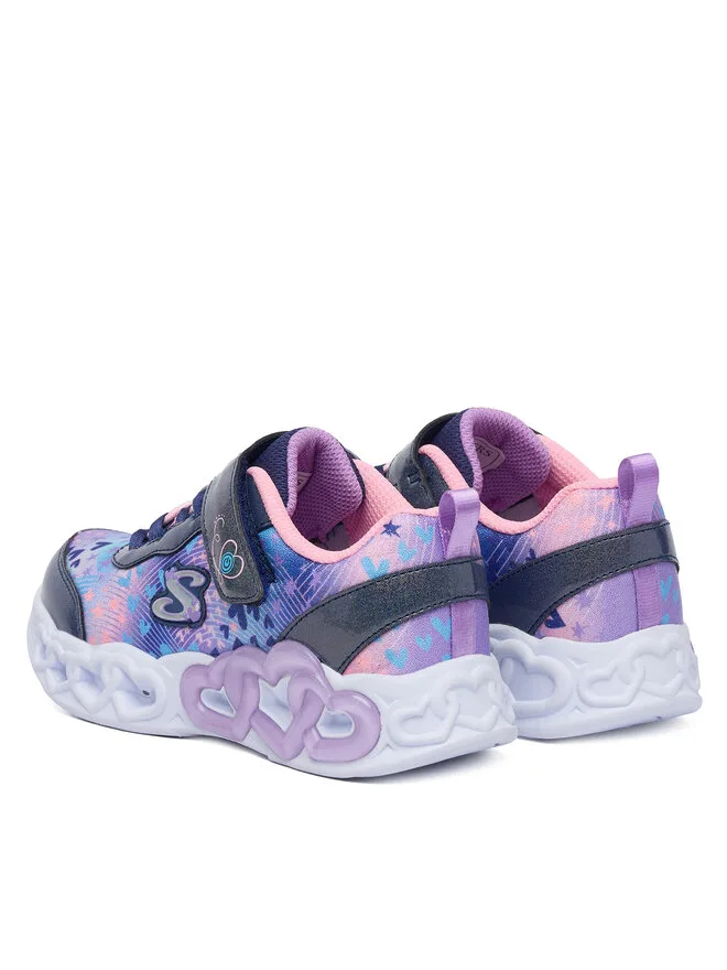 Skechers Кроссовки Infinite Heart Lights 303261L/NVMT фиолетовые — фото 3