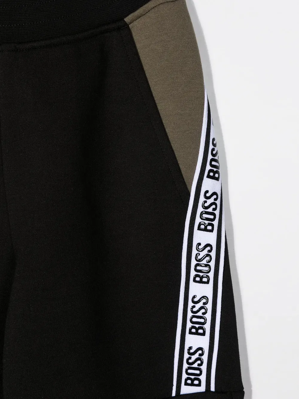Спортивные брюки с логотипом Boss Kidswear, черный — фото 3