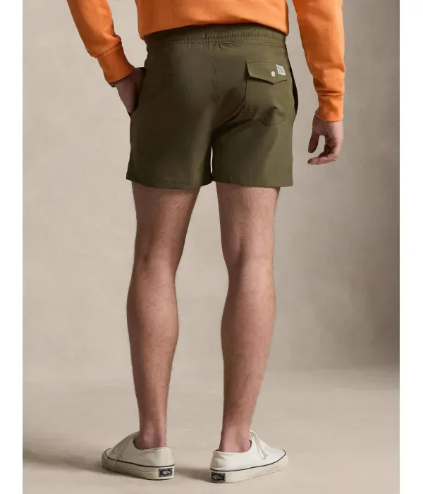 Пляжные шорты slim fit Polo Ralph Lauren, оливково-зеленый — фото 3