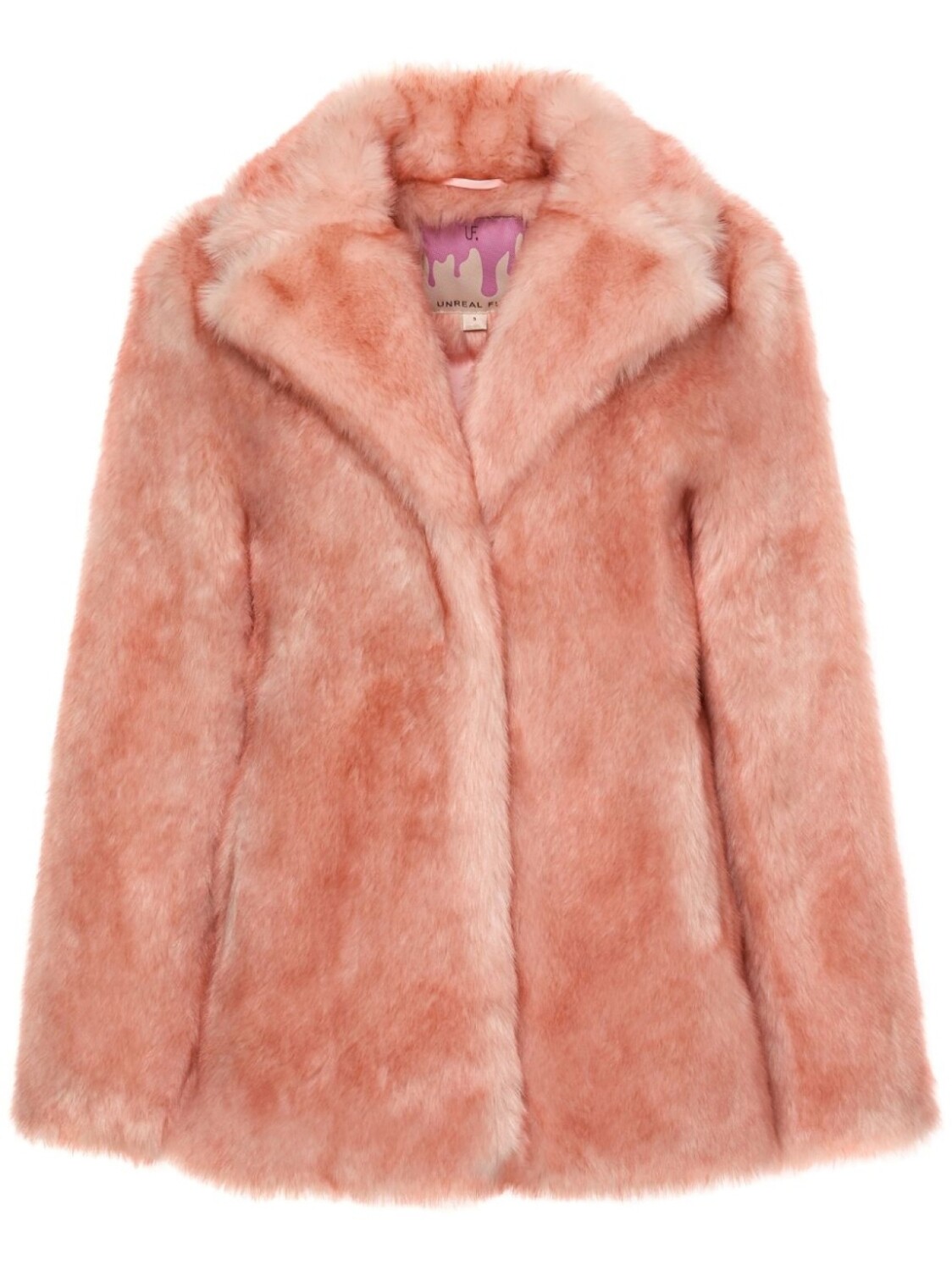 

Шуба Elba из искусственного меха Unreal Fur, розовый
