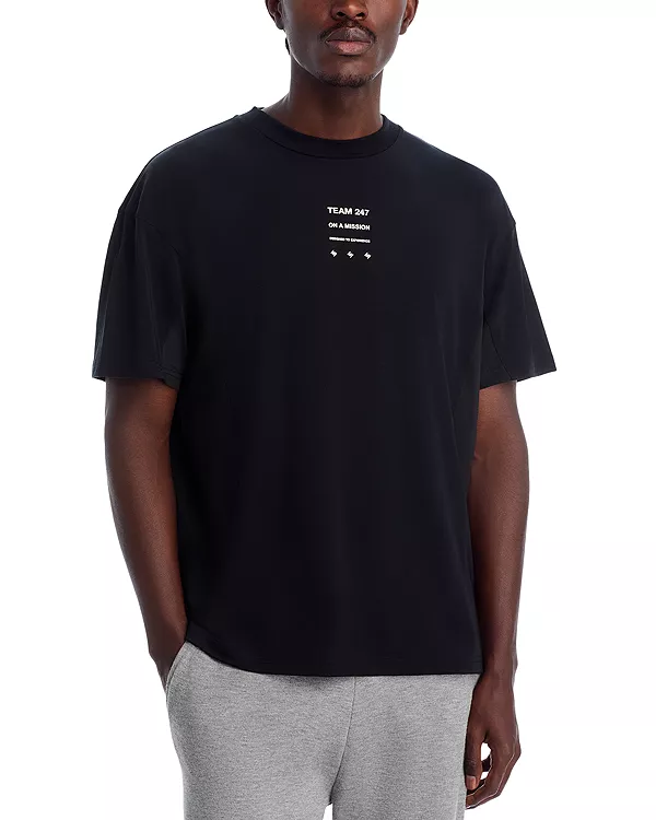 

Футболка с коротким рукавом и принтом "Восстание" в стиле оверсайз 247, черный