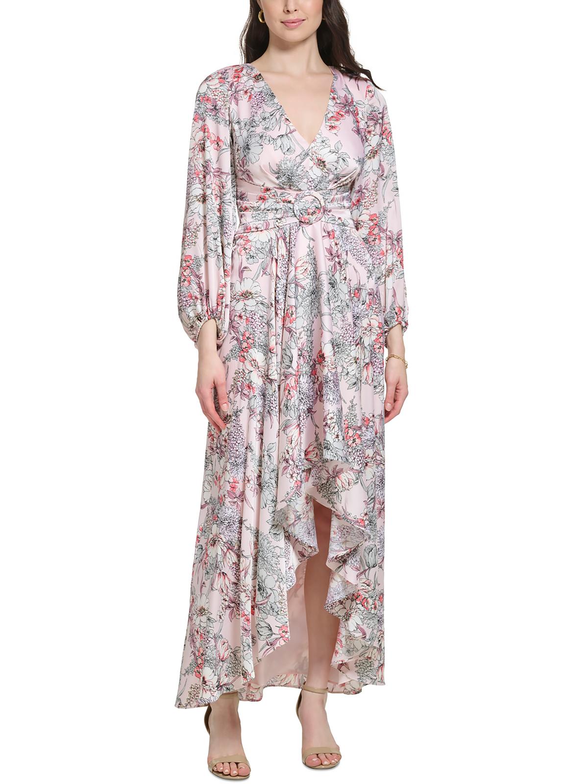 

Женское атласное платье макси Vince Camuto, красный
