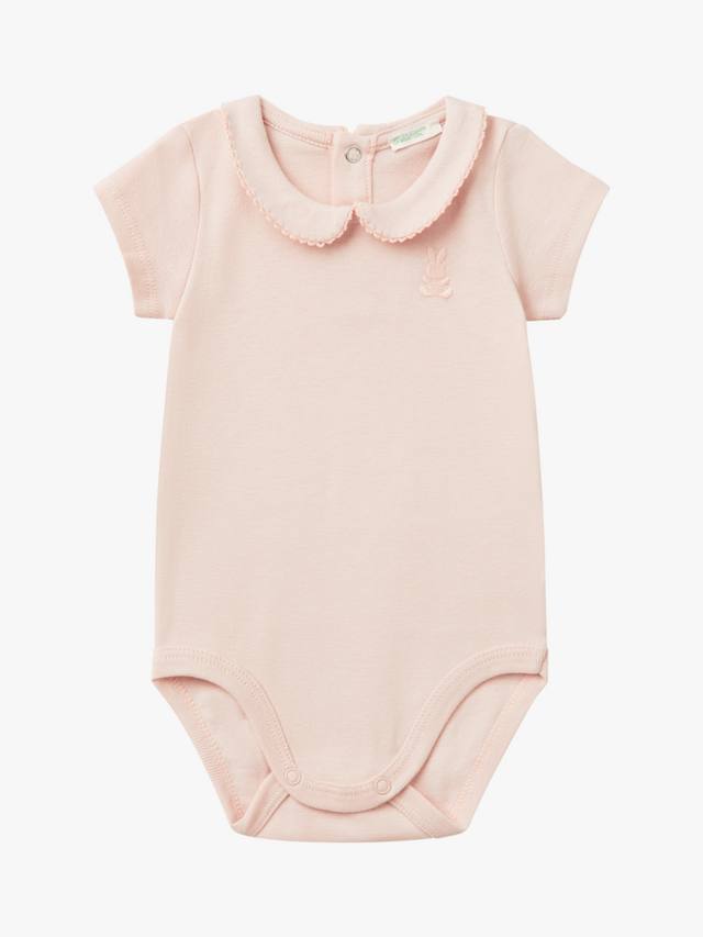 

Детское боди в рубчик Benetton, цвет Powder
