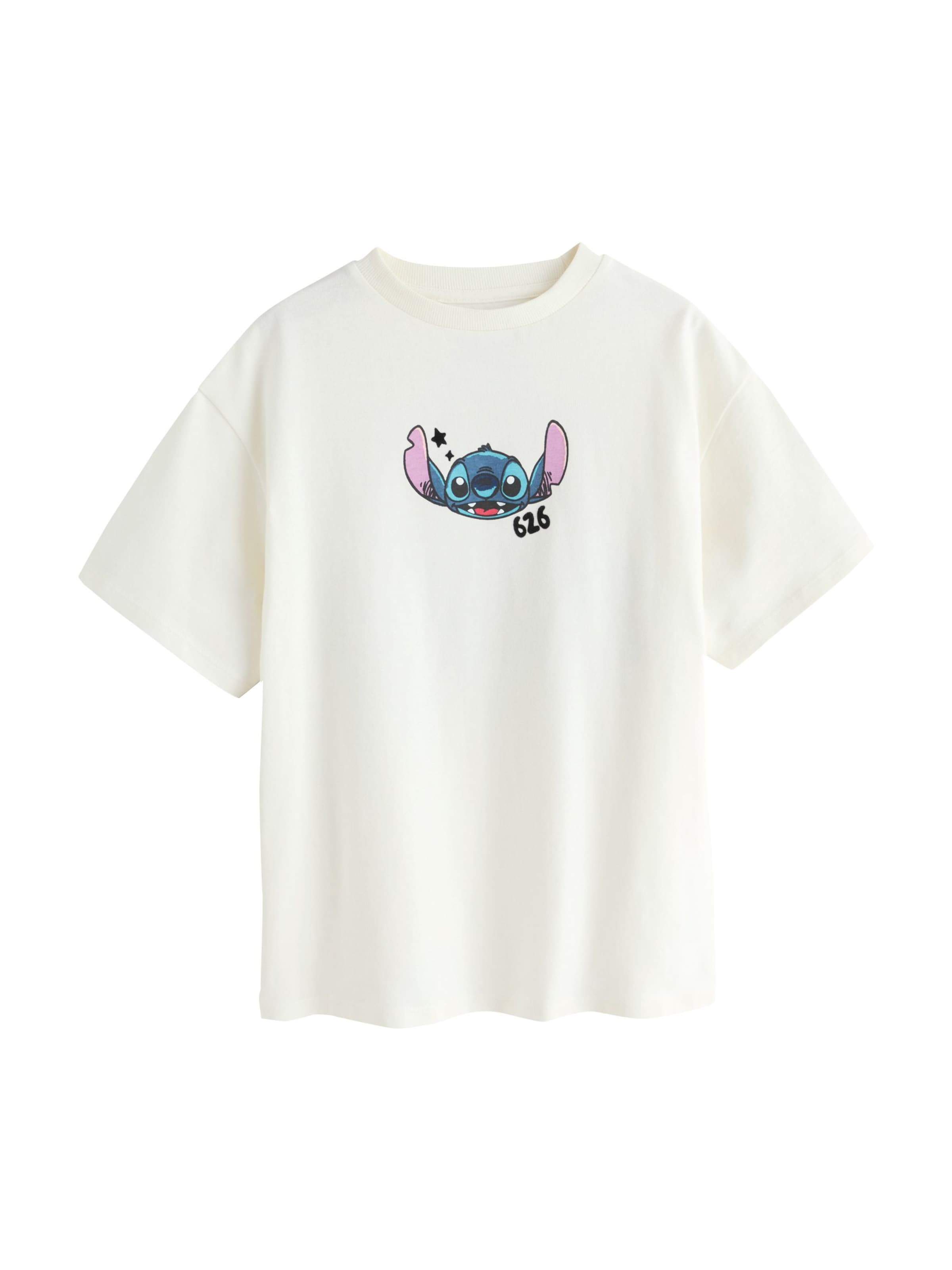 

Next Футболка 'Lilo & Stitch' в цвете Ecru