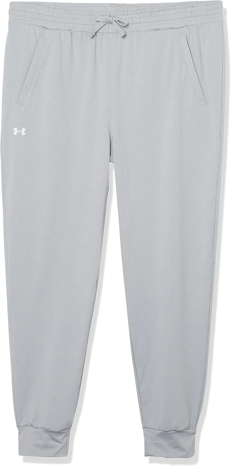 Детские брюки Under Armour HeatGear для девочек, (012) Mod Gray Light Heather//White