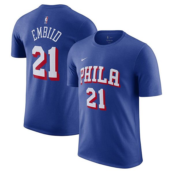 Футболка Philadelphia 76ers с именем и номером Джоэла Эмбиида Nike — фото 2