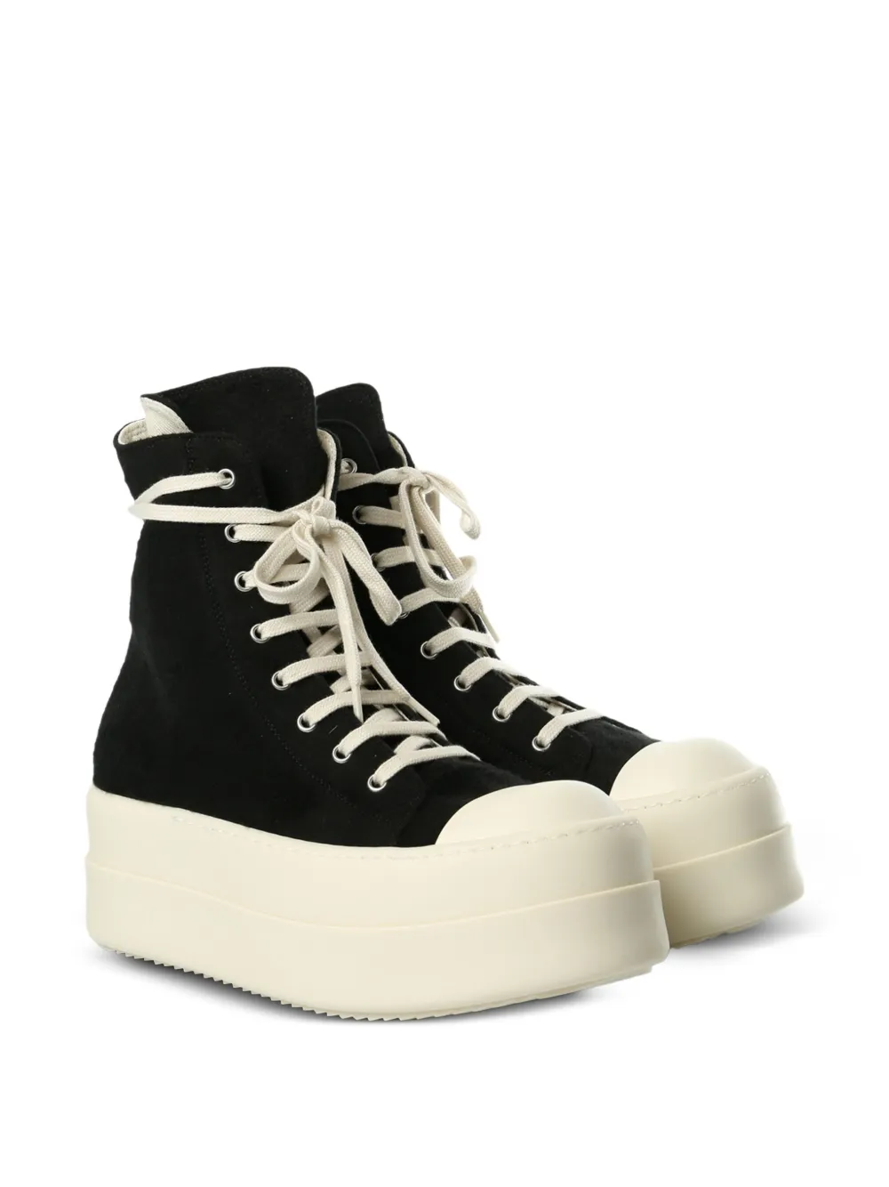 Кроссовки на платформе со шнуровкой Rick Owens DRKSHDW, черный — фото 2