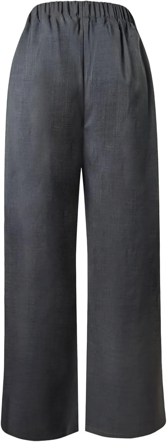 Parachute Pants Woman 2026 Trendy Mid Rise легкие Y2K мешковатые спортивные штаны Casual свободные уличные брюки Generic, серый — фото 4
