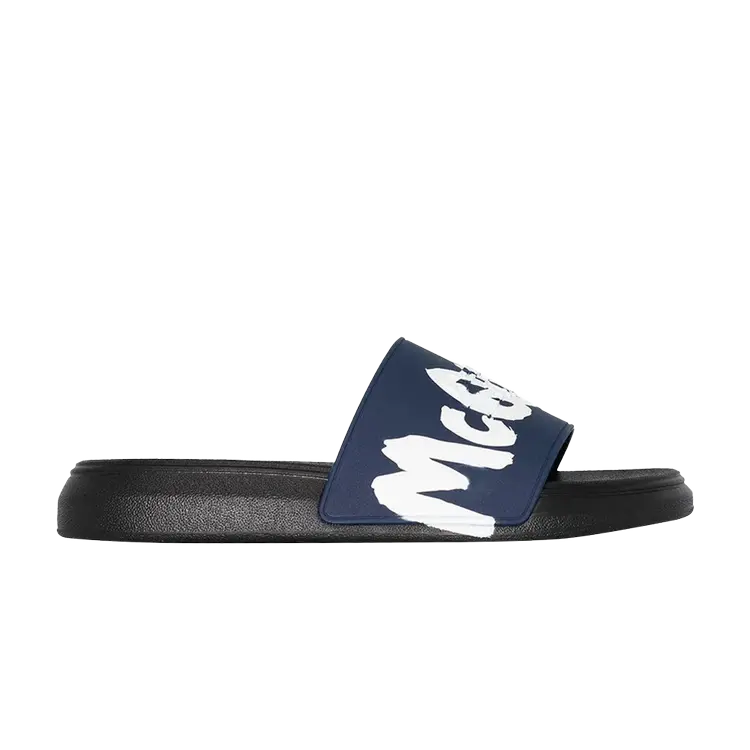 

Кроссовки Alexander McQueen Rubber Pool Slide, синий