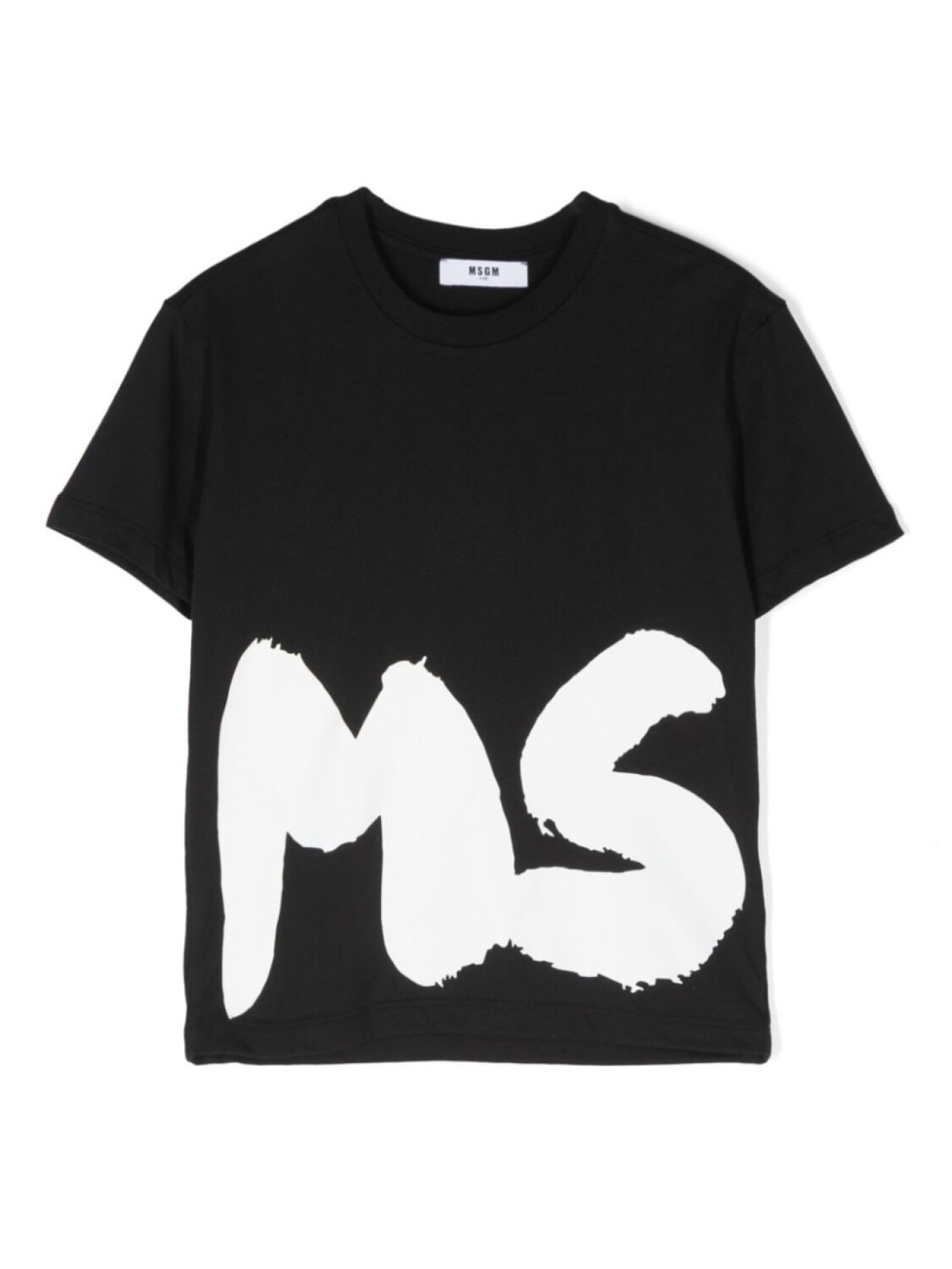 

MSGM Kids футболка с логотипом, черный