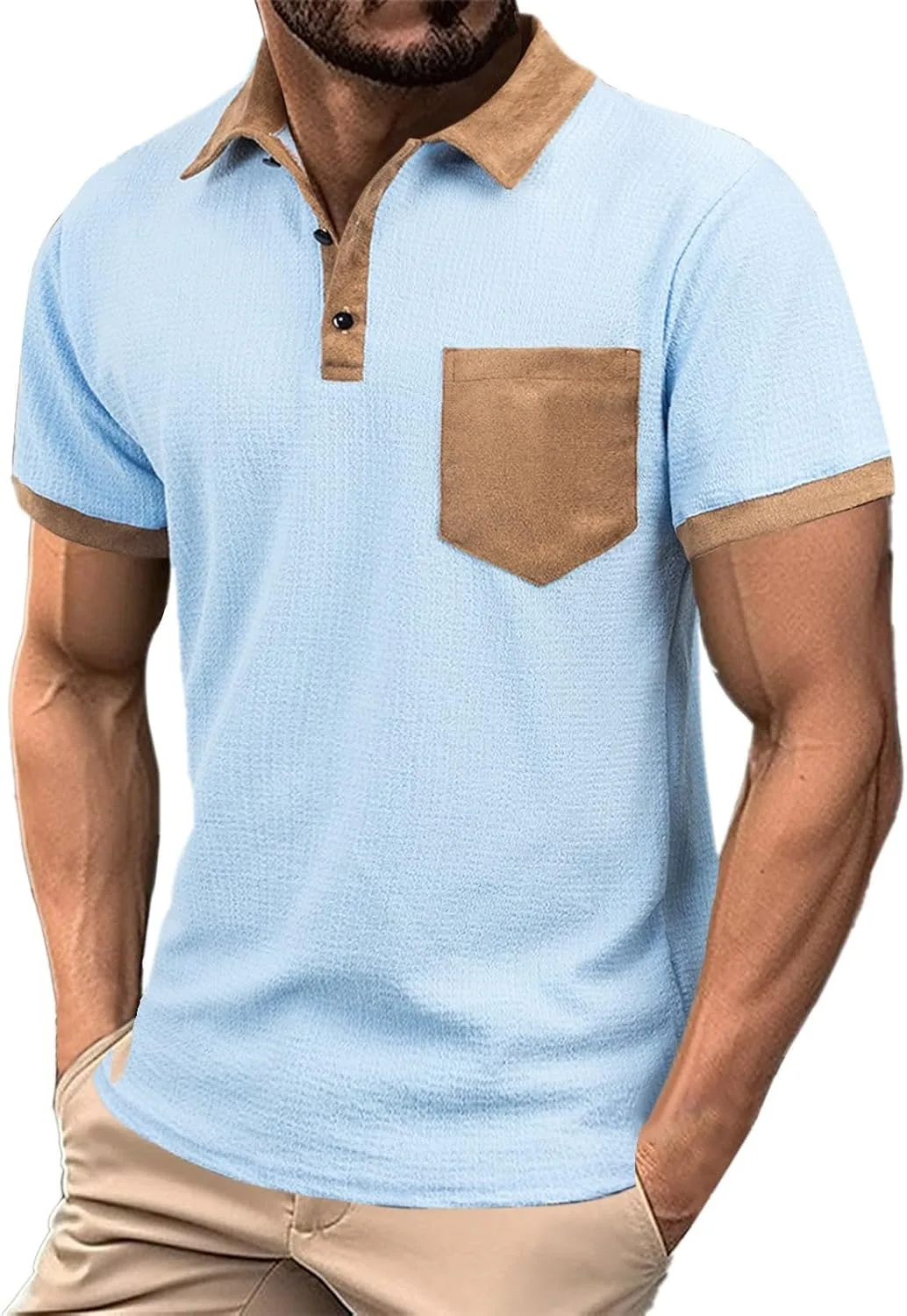 Футболка мужская Casual, легкая, быстросохнущая