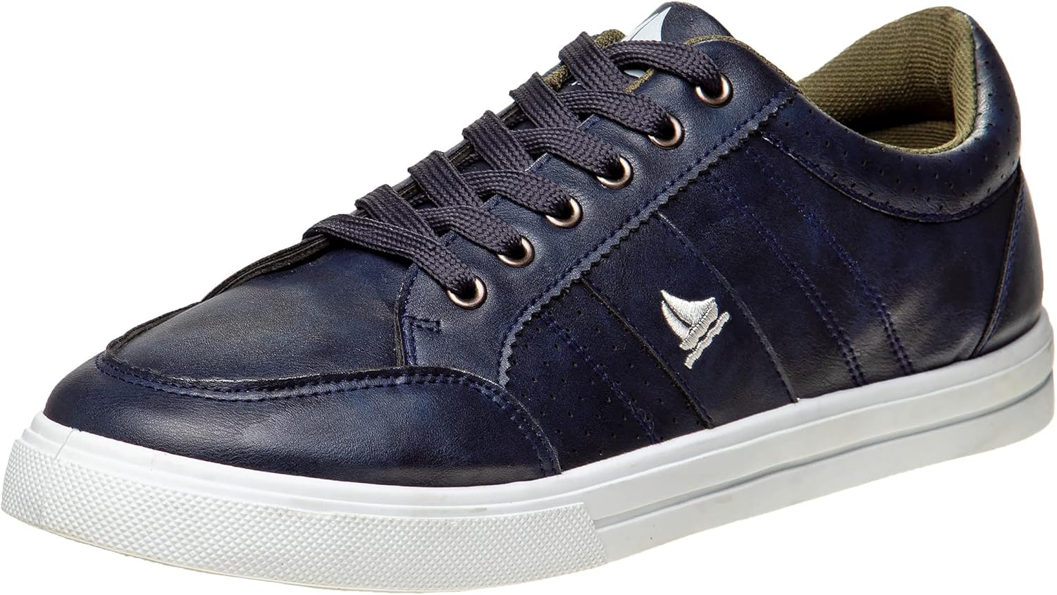 

Мужские кеды Josmo Sail Canvas Low Top, современный повседневный и формальный стиль (для взрослых), Leather Navy
