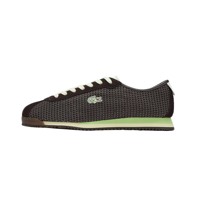 Мужские повседневные кроссовки low top LACOSTE, AQ5/Dark Brown/Dark Rubber Color