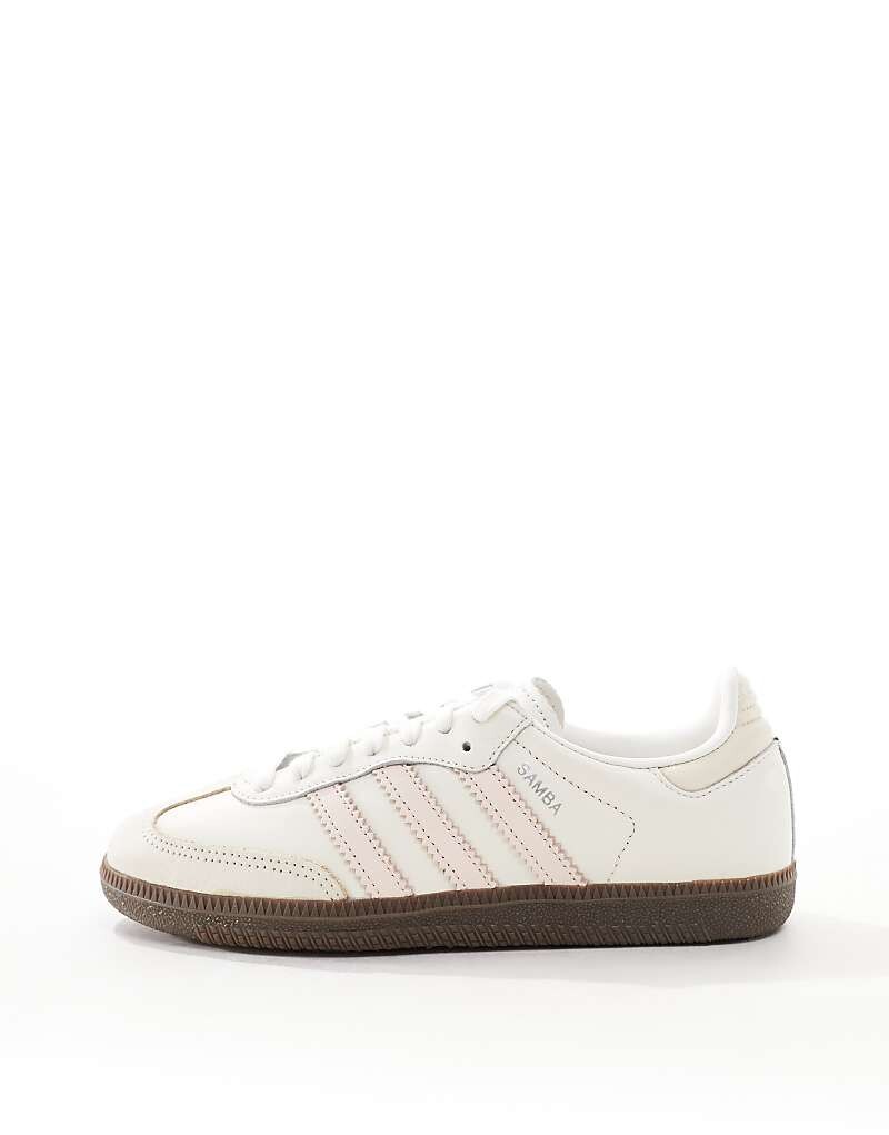 Белоснежные кроссовки adidas Originals Samba OG — фото 2