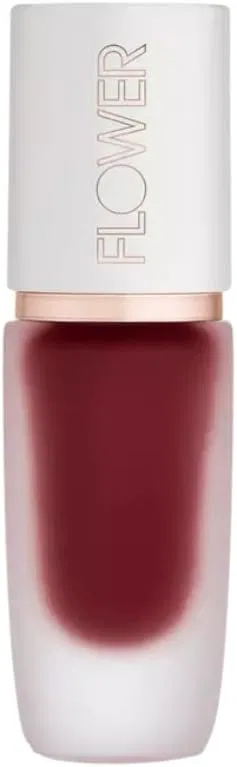 Жидкая помада FLOWER BEAUTY мягкая матовая, гранатовый