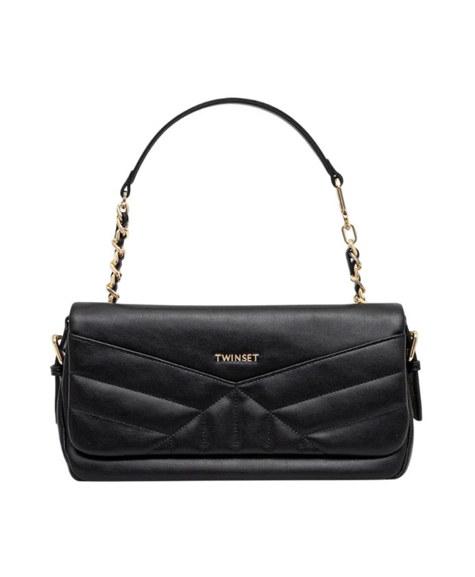 

Черная сумка через плечо с магнитной застежкой Twinset, черный