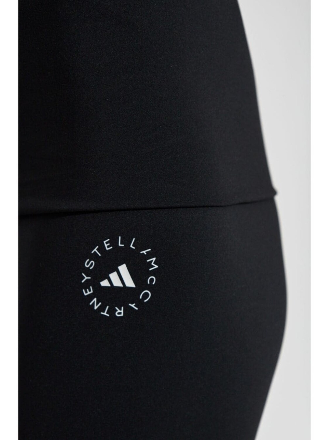 Adidas by Stella McCartney леггинсы с логотипом и высокой талией, черный — фото 3