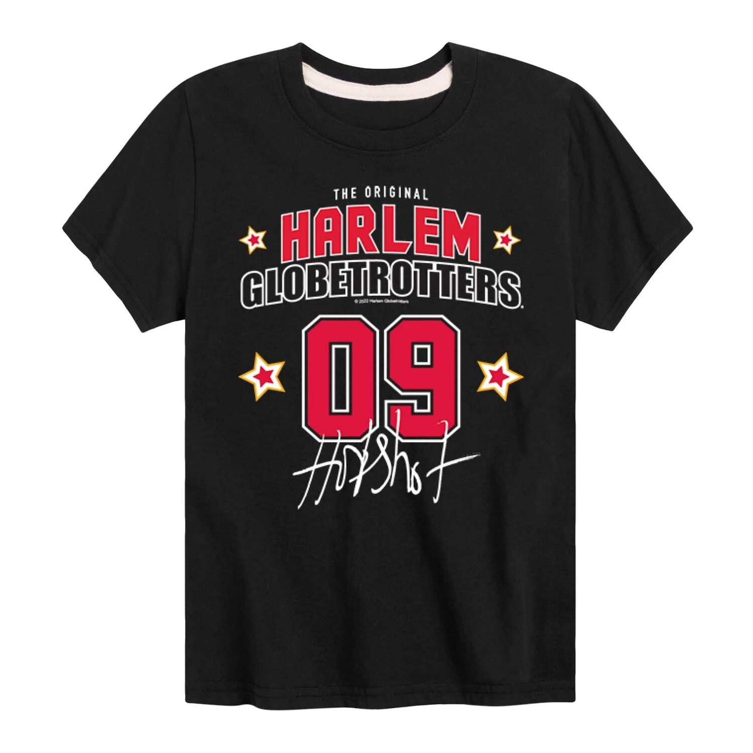 

Футболка с рисунком Hotshot для мальчиков 8–20 лет Harlem Globetrotters Licensed Character, черный