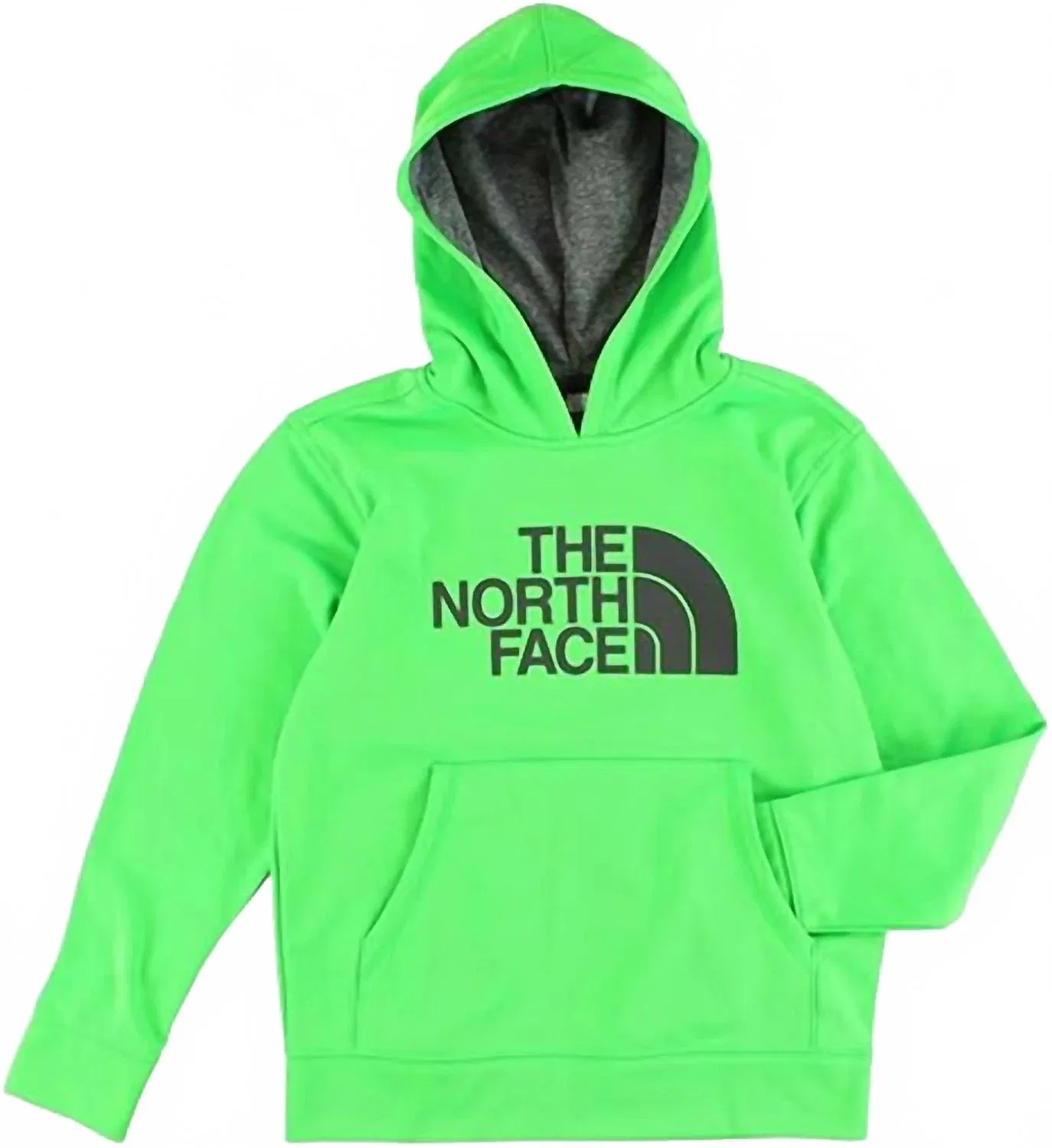 The North Face Детская толстовка с капюшоном и логотипом Surgent, цвет «криптоновый зеленый»