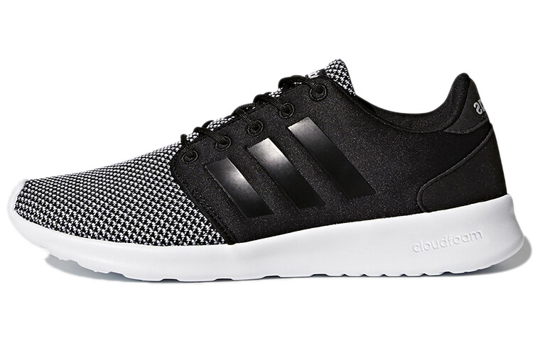 

Кроссовки для бега Qt Racer женские с низким верхом, черные Adidas Neo