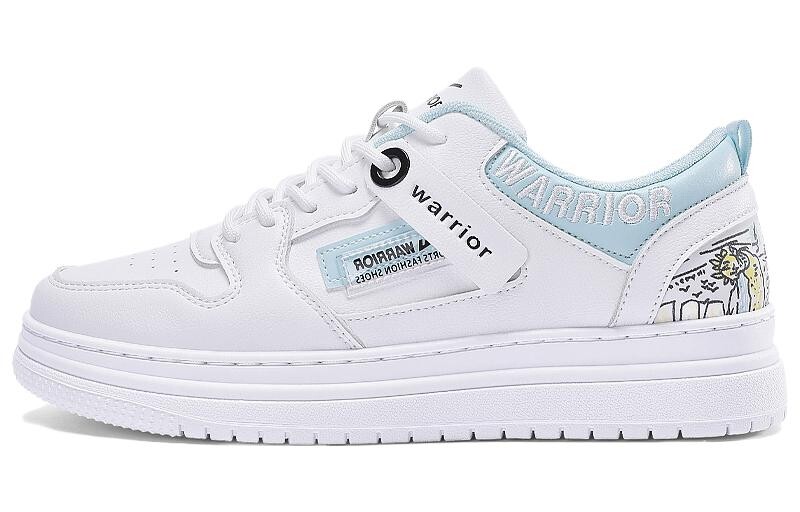 

Кроссовки WARRIOR Skateboarding Shoes Men Low-top Blue/white, белый/синий