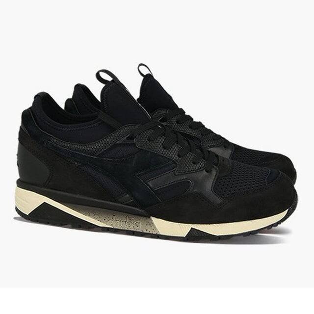 Мужские кроссовки X paura n9002 носки Diadora, черный — фото 2