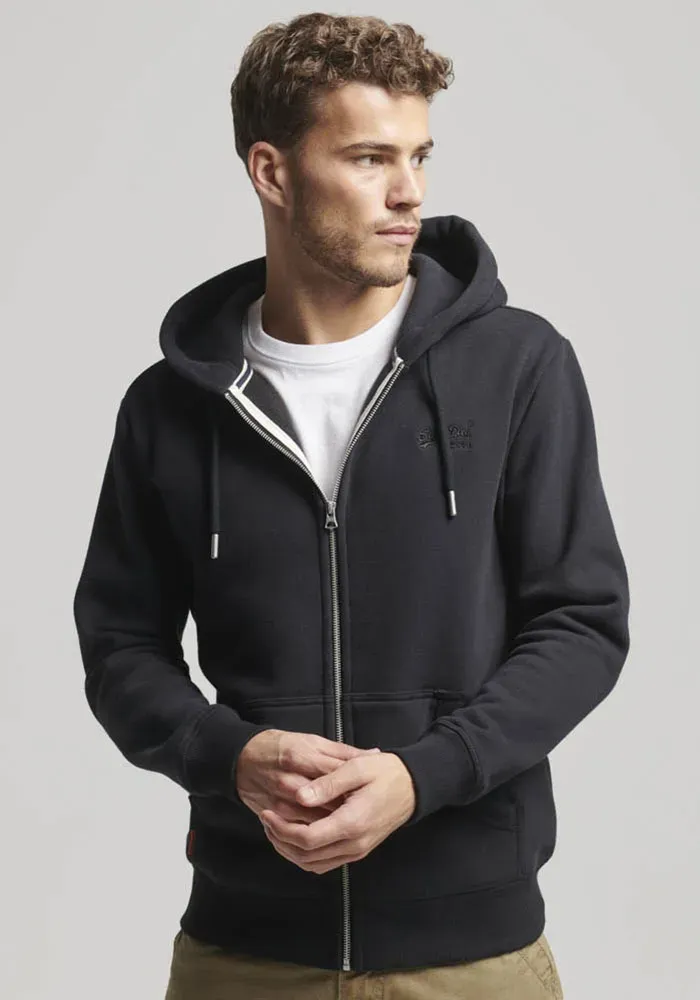 

Толстовка с капюшоном Superdry "ESSENTIAL LOGO ZIP HOODIE", черный