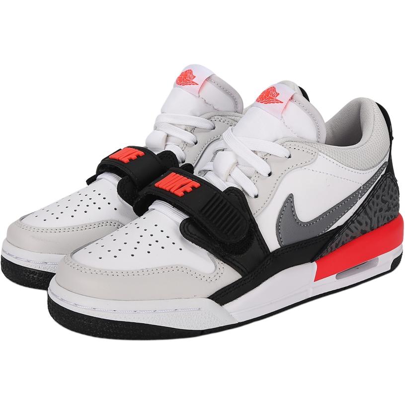 Jordan Legacy 312 Low top детские баскетбольные кроссовки White Unisex — фото 4