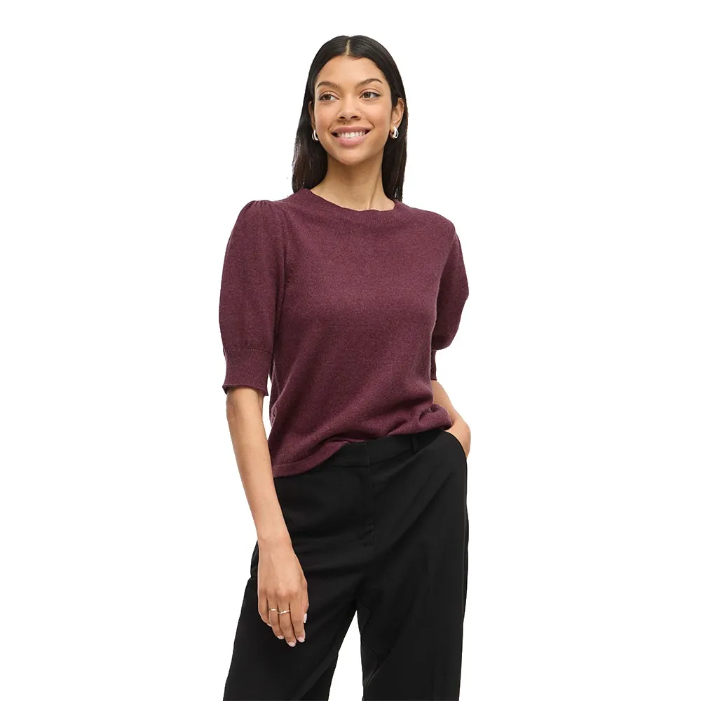 

Футболка Vila Ril Knit 3/4 sleeve, фиолетовый