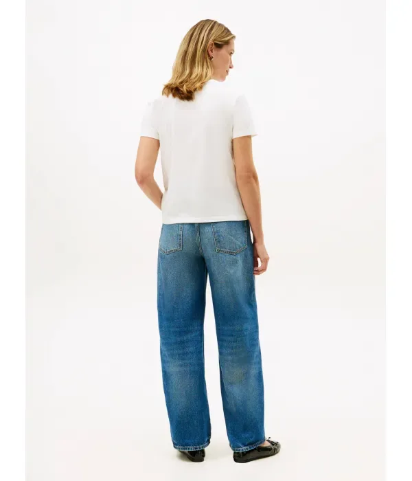 Футболка regular fit Tommy Hilfiger, экрю — фото 3