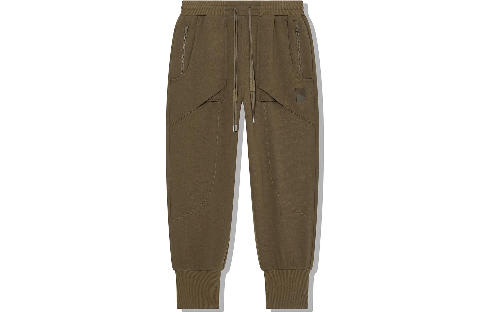 

Li Ning X Jackie Chan Co branded Kung Fu Series Knitted Sweatpants Men's LiNing, красный