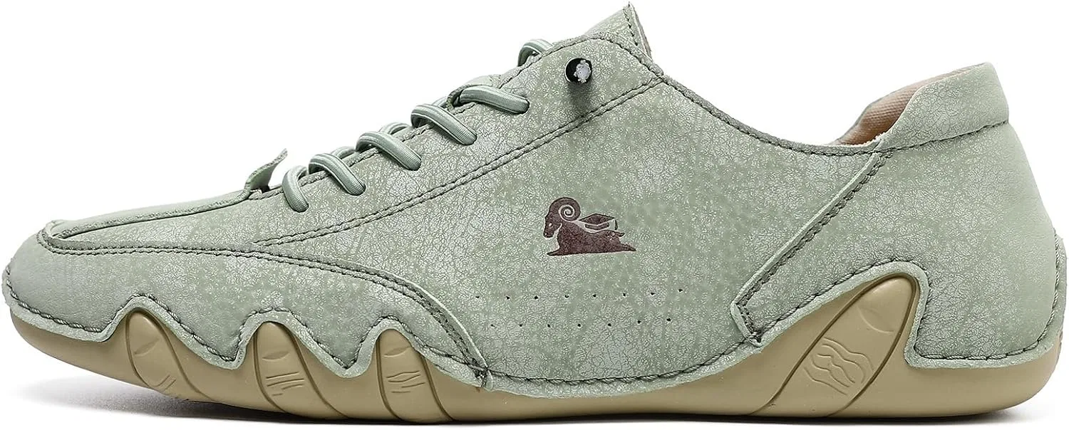 Лоферы из натуральной кожи, дышащие, Light Green XJYPUU2