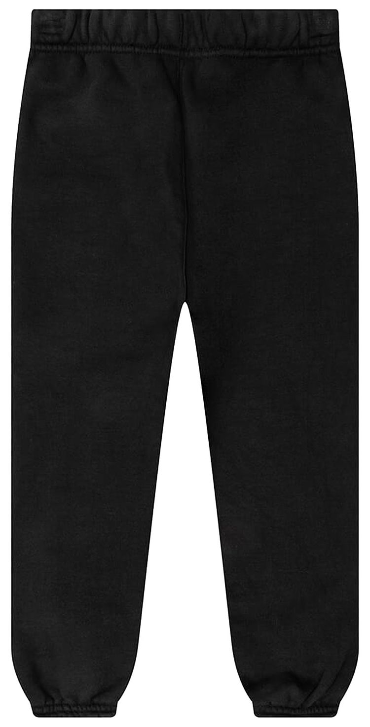 Детские спортивные штаны из плотного флиса Fear of God Essentials, черные — фото 2
