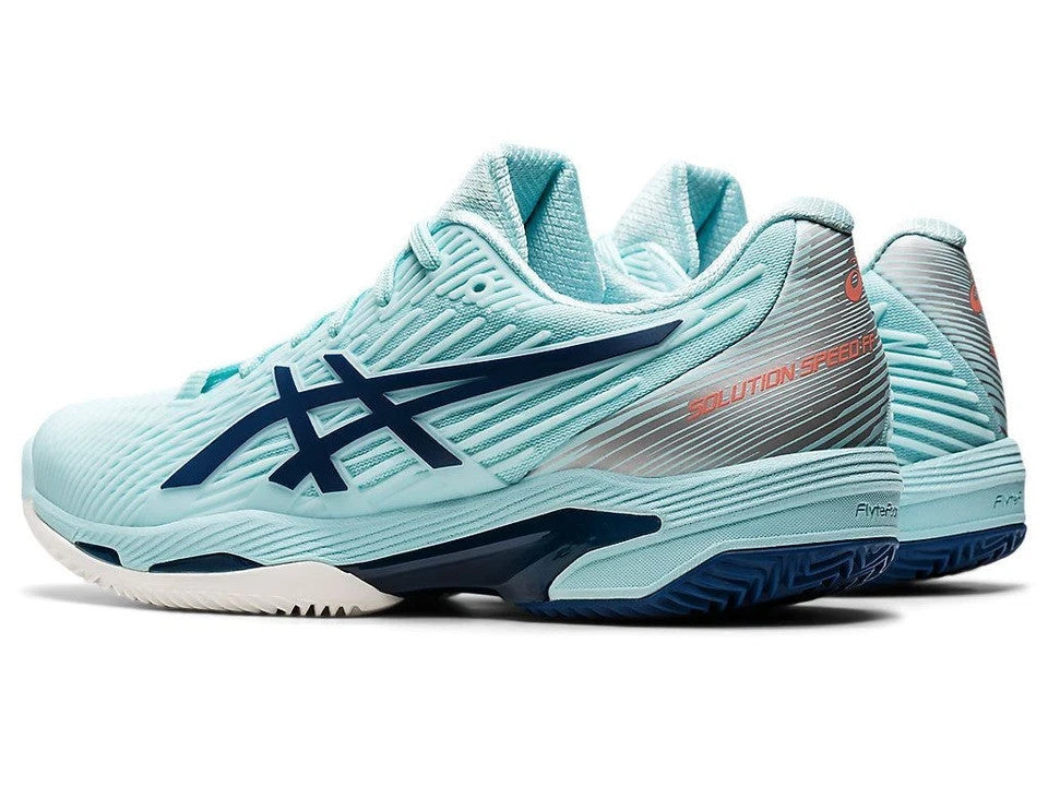 Женские теннисные кроссовки Asics Solution Speed FF 2 Clay 1042A134-403, синие, GBNC1131 — фото 4