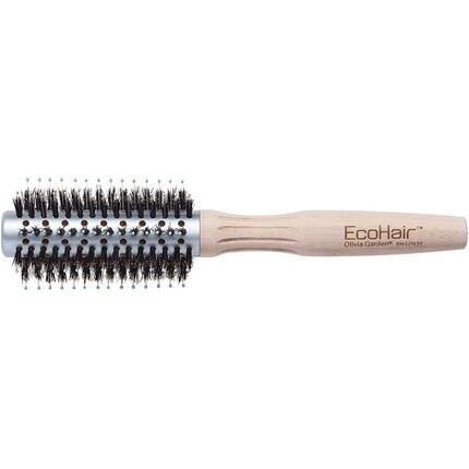 

Ecohair Combo 24 мм, круглая щетка из 100% щетины кабана и нейлона, экологически чистая профессиональная бамбуковая щетка для волос, Olivia Garden