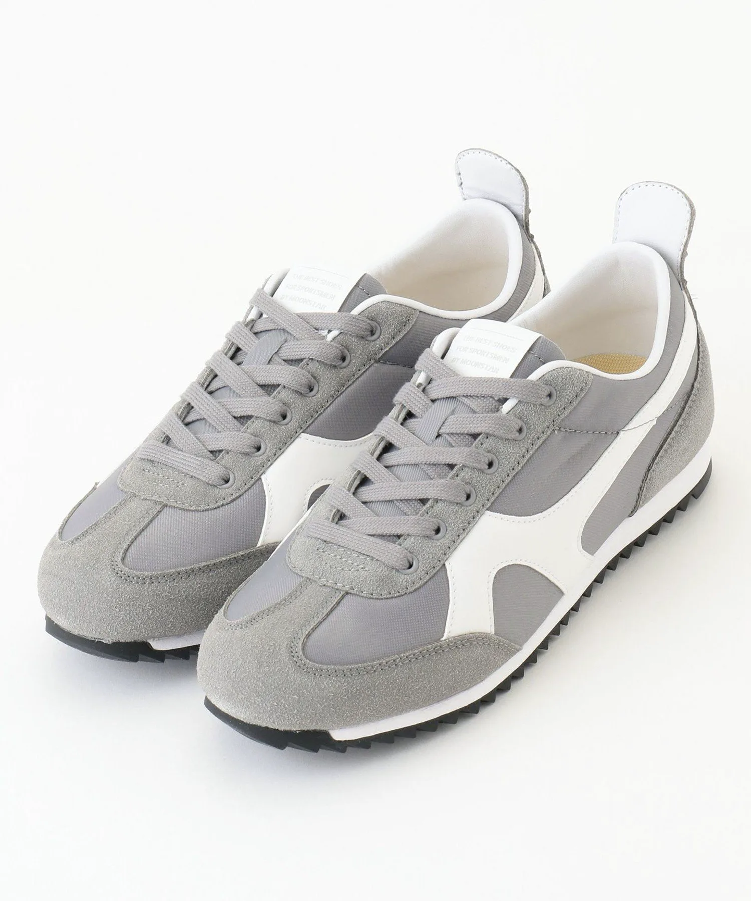 Кроссовки MOONSTAR SKOOLER JAGUAR CUSTOM Unfilo Mens, Gray [004] — фото 3