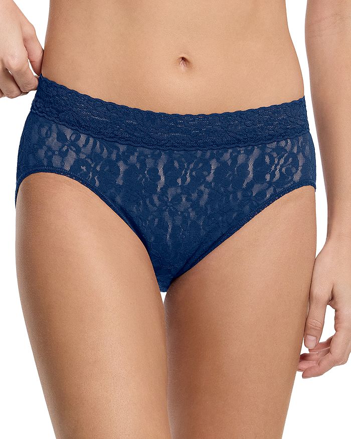 

Французские трусики Flora Lace Hanky Panky, синий