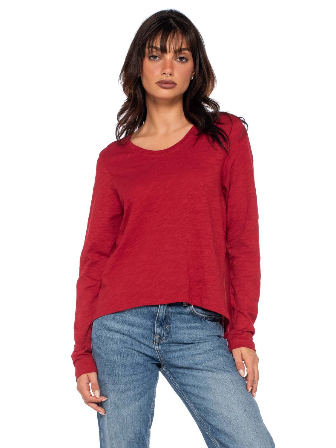 

Детская удлиненная футболка Boyfriend Wilt, Lipstick