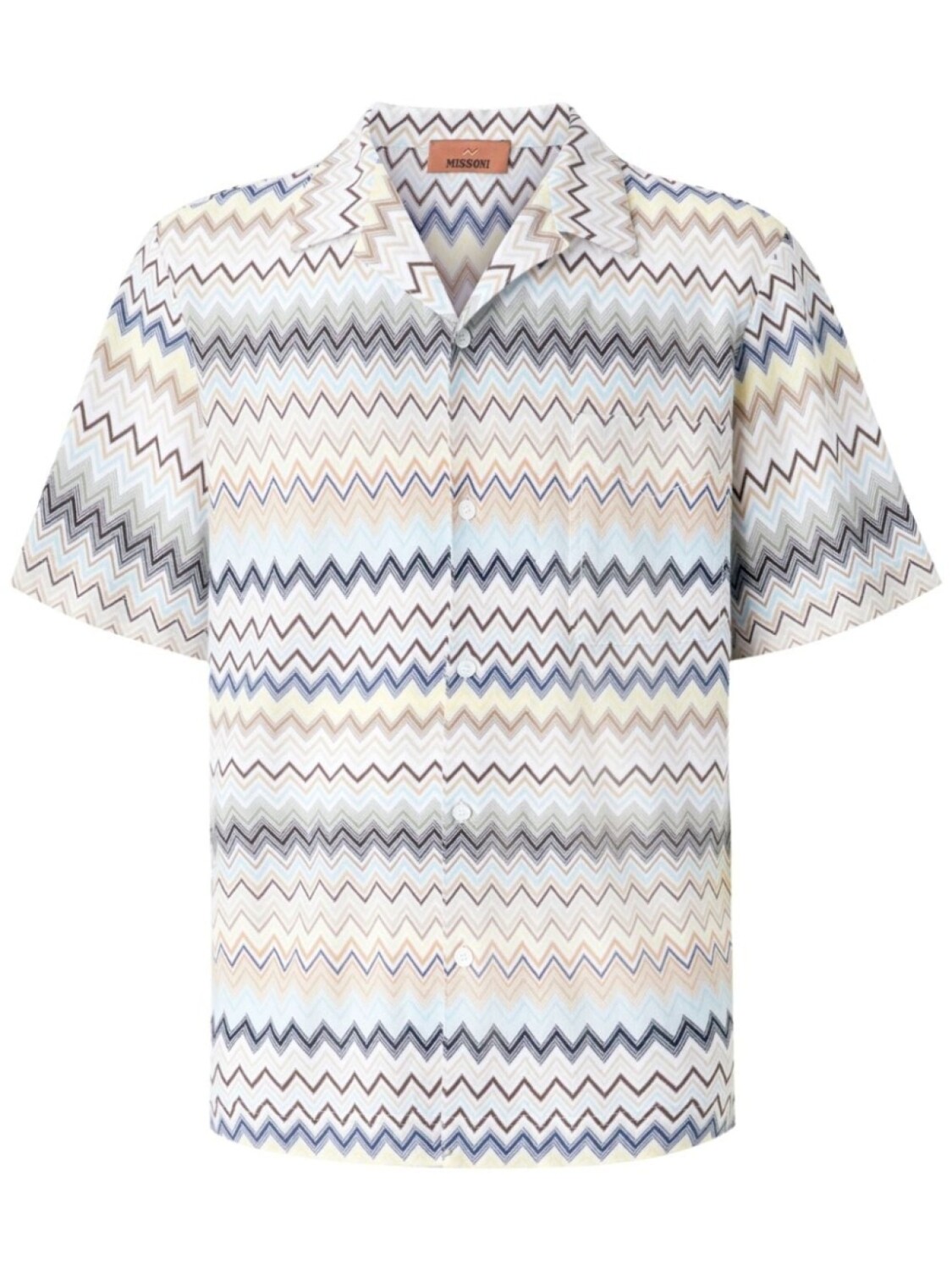 

Missoni рубашка с узором зигзаг, белый