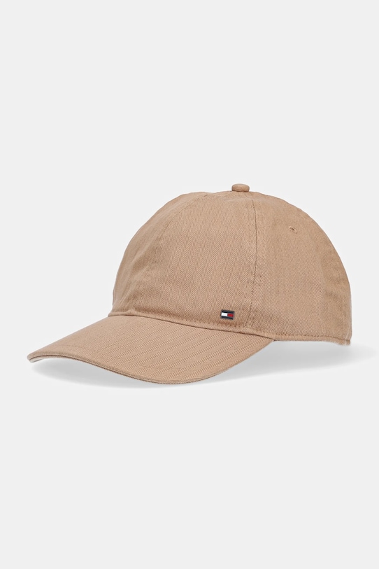 

Хлопковая кепка с козырьком Tommy Hilfiger, коричневый
